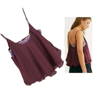 New FREE PEOPLE Turn It On Sequin Camisole sz S